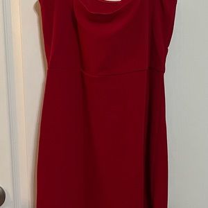 Shein red tank dress large